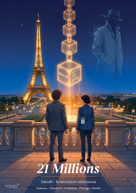 Front cover of the comic book 21 Millions