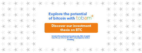 TOBAM Bitcoin CO² Offset Banner